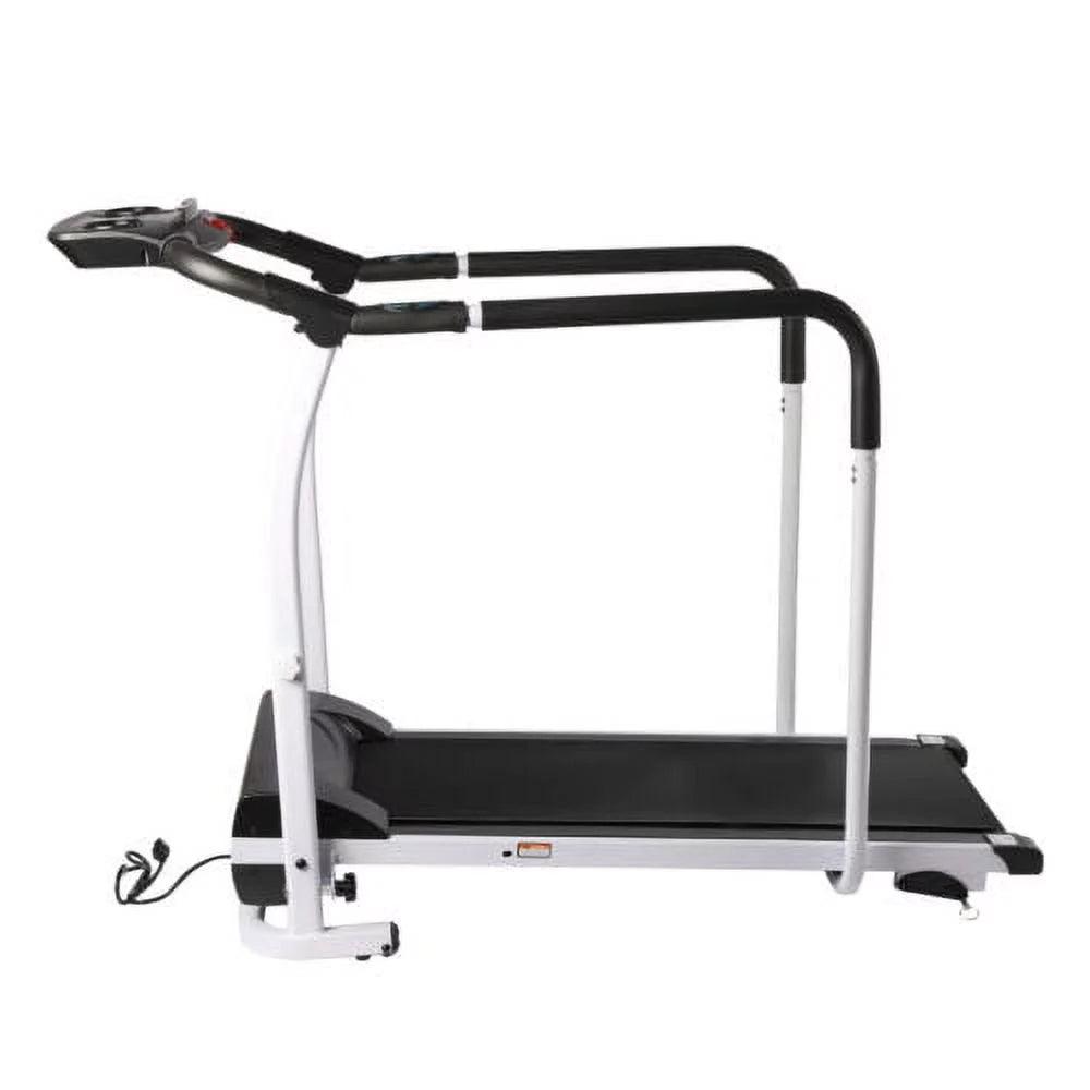 Walking Treadmill with Full Length Handrails &Heart Rate Sensor