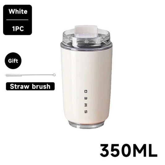 Thermos Stainless Steel  Insulated Water Bottles Drinking Bottle Coffee Cup Travel Mug 8Oz